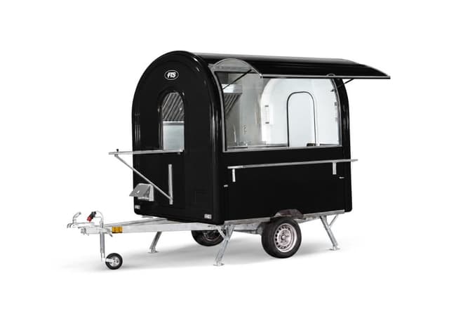 Remorque food truck Chef+ noire, format AIR 220