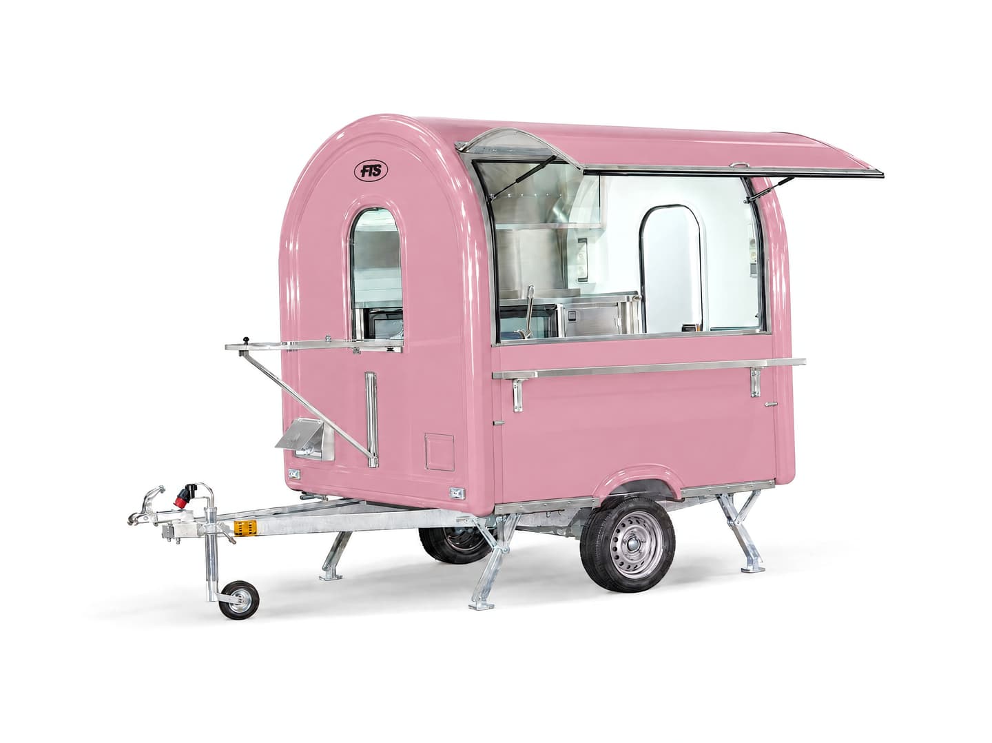 Remorque bar mobile Barista rose, format AIR 220